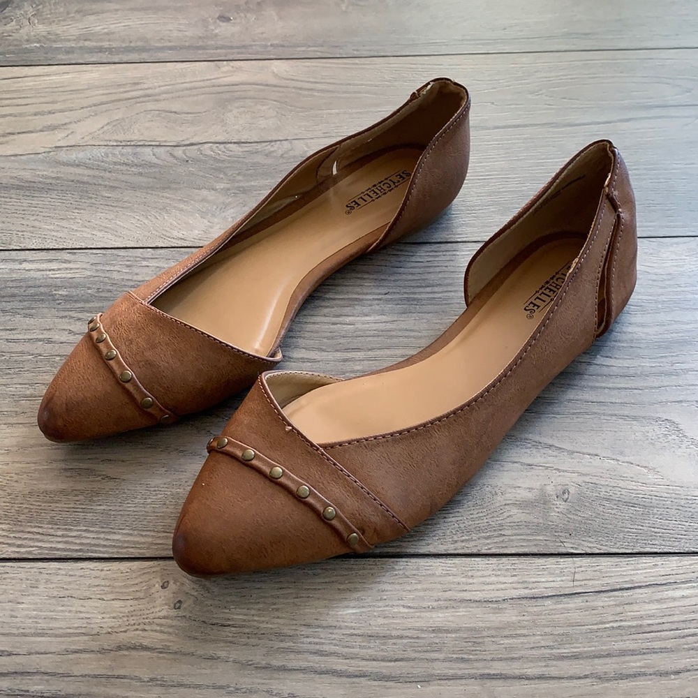 Seychelles Infiniti Studded Point Flats